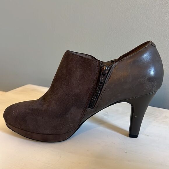 Clark’s Collection Sole Cushion leather ankle boots booties Women’s 8 NEW w tags - Picture 7 of 11